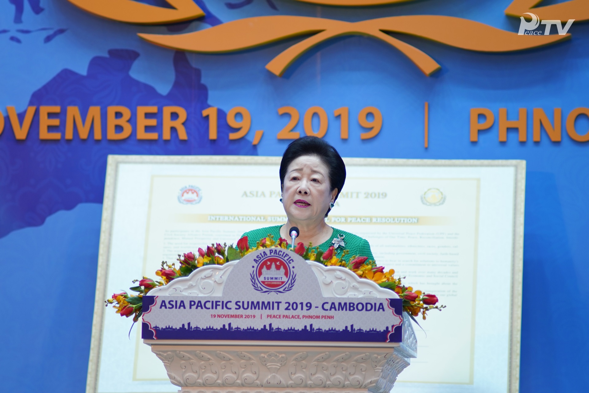 Asia Pacific Summit 2019 および Youth & Family Festival(2019.11.19)カンボジア・ Peace Palace